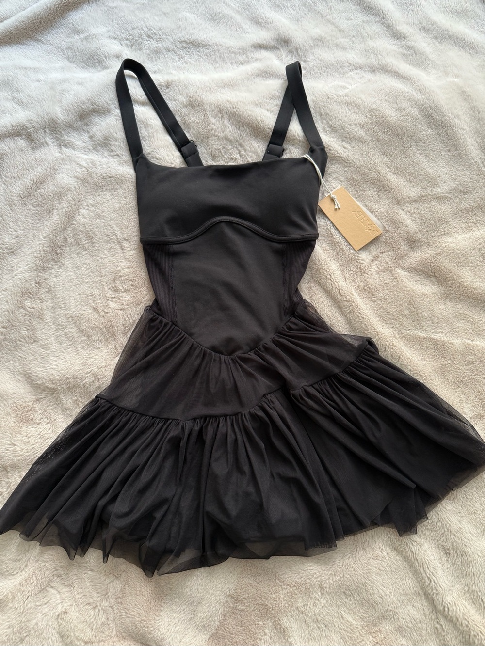 NWT POPFLEX Corset Pirouette Dress Black Size M - Picture 8 of 11